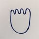 Turket foot stencil if you want to cut out turkey toes.