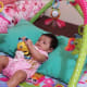 In the sensorimotor stage, the child can differentiate between herself and the environment.