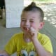 Wyatt eating beef jerky on his 7th birthday. Notice the rug burn on his forehead? This is from headbutting the floor while being restrained at his special school for emotionally disturbed children.