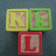 Letter/number blocks are perfect for learning and playing at the same time!