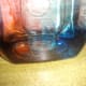 Spirals form in the currents when the container is rotated.