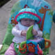 Enjoy taking your baby outside, but be sure to protect him or her from the sun with a hat or a seat in the shade.