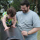 Better toddler spotter needed? Kids rarely stay where you put them.