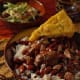 Red beans and rice are delicious when served with cornbread.