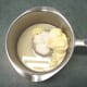 Start mixing the butter, sugar, and milk.