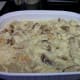 Stir to coat bread. Let sit for bread to absorb egg and milk. Personal photo.