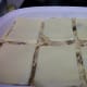 Layer of swiss cheese slices