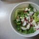Add broccoli, cauliflower, and radishes.