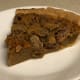 Slice of pecan pie