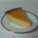 Mom's sweet potato pie, served on one of my grandmother's dishes