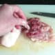 Carefully filleting.