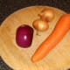 Basic vegetables for stock.
