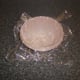 A small bowl is lined with clingfilm and will be used to build the dish