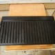 Double sided griddle: This side is used for grilling. Notice the ridges that wick away fat and grease for a healthier meal!