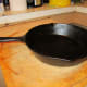 This is my favorite pan! Look at the beautiful black finish. Nothing sticks to this pan!