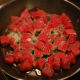 Browning the stew meat.
