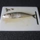 Removing the fins and scoring the mackerel