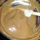 Melted chocolate is smooth