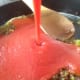 The tomato sauce is what gives it that beautiful color.