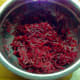 Grated beets