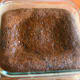Bake at 350°F until the cake is springs back when pressed in the center (approximately 25 to 30 minutes).