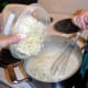 Add cheese off the heat.