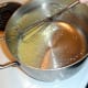Heat the butter until foamy.