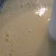 After adding the buttermilk, butter and vanilla to the egg/sugar mixture.