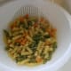 Cook and drain the pasta. Rinse under cold water.