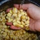 Thoroughly rinse the corn