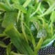 Lime peel, cut into long zig-zagging slivers.