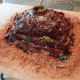 The finished cake before the lava is added.