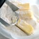 Mix flour and remaining sugar together and add butter.