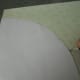 Lay template on paper and trace