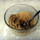 Mixing the ingredients. These are still clumping somewhat and needs a little more.