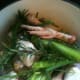 Everything in the stock pot, ready to go.