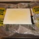 Plastic bags make clearing up easier after the ling is filleted