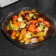 Make up 1 litre of stock using boiling water and three stock cubes. You can also use gravy granules. Pour the stock/gravy over your sausages and vegetables