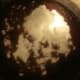 Put the mixture into the pot and sprinkle the powdered pectin over the top. Stir this powder in until it is completely dissolved.