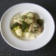Chicken and rice casserole with broccoli and cauliflower