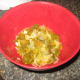 Microwave the onion and jalapeño in butter.