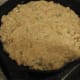 Turn out the batter into the skillet.