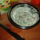 Raita, the perfect accompaniment to any curry.