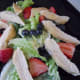 Add cooked chicken strips.