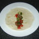 Add spicy vegetables to each tortilla wrap