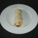 Ready to eat spicy pork stuffed chicken tortilla wrap