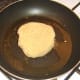 Pollack fishcake is gently shallow fried