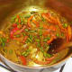 Sauteed vegetables and spices