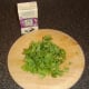 Coconut cream and coriander