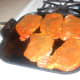 Grilling the pork chops.